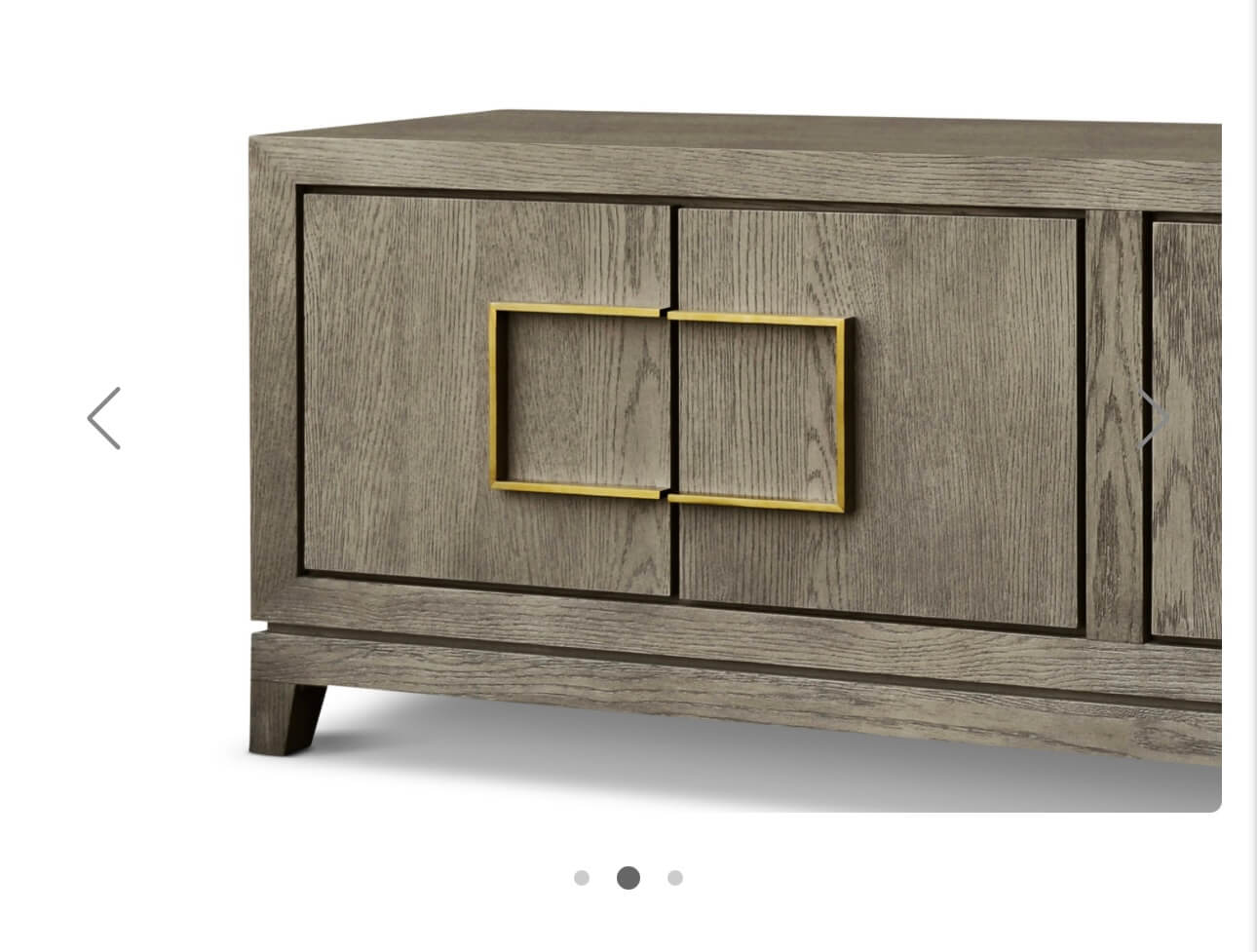 Textured Taupe Oak Veneered Media Unit