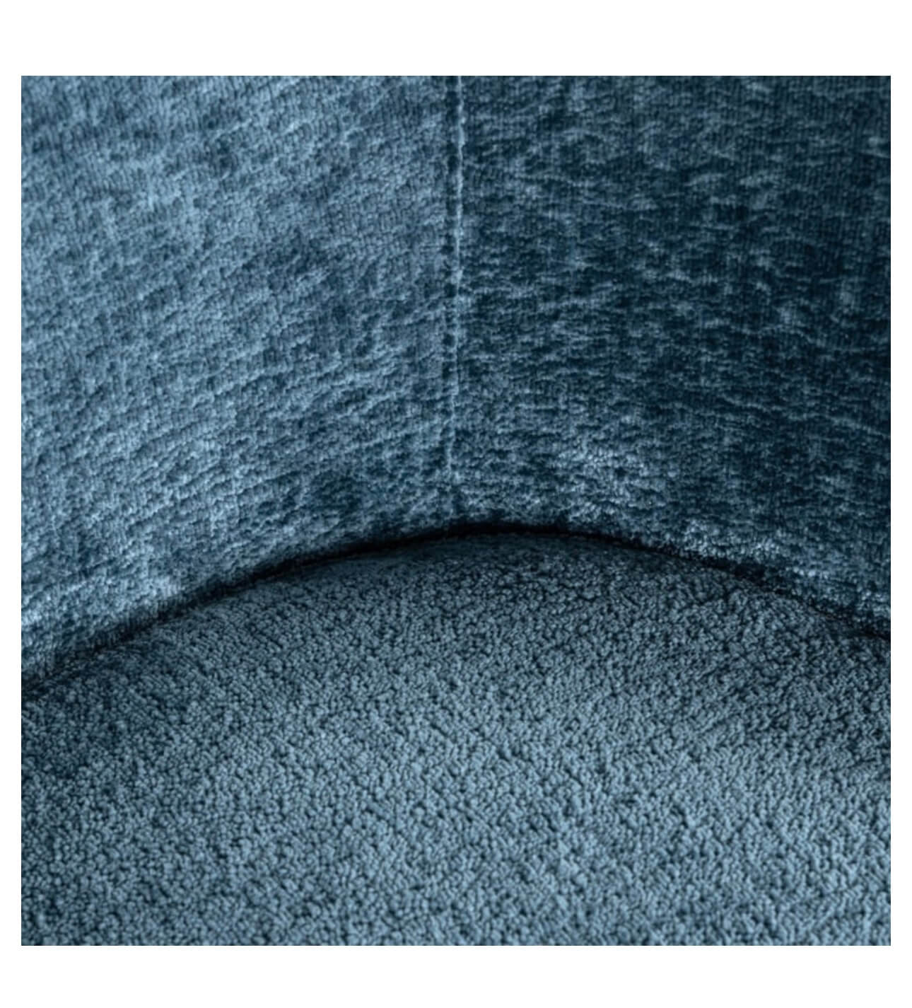 Luxe Blue Chenille Dining chair