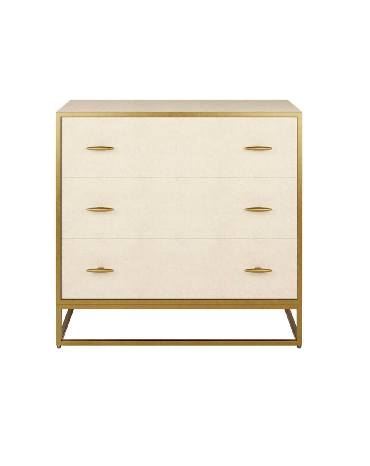 Ivory Shagreen Chest Of Drawers