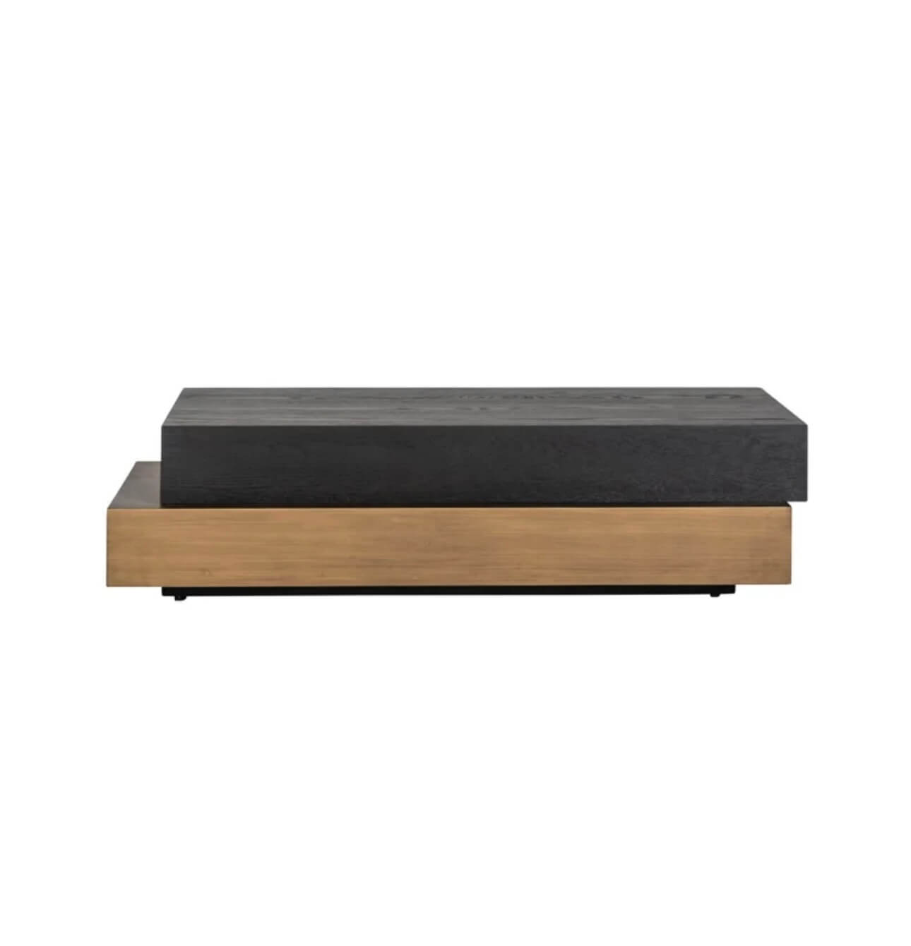 Dark Coffee Brass Coffee Table