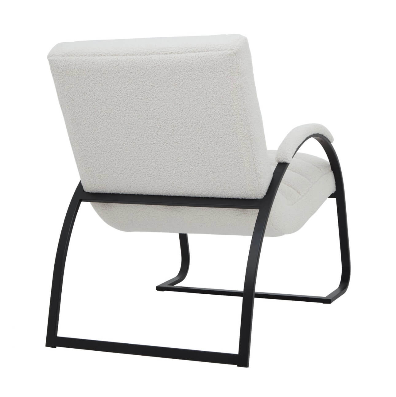Bouclé Ribbed Occasional Chair