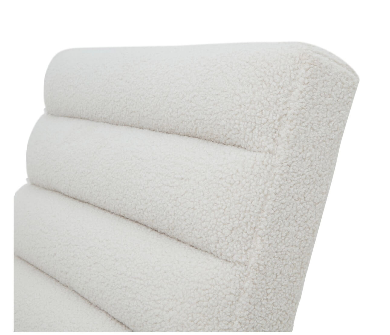 Bouclé Ribbed Occasional Chair