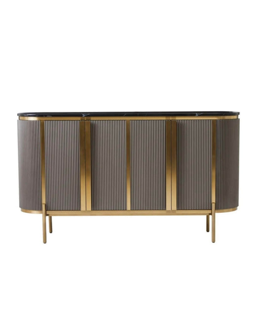 Luxe Gold Metallic Sideboard