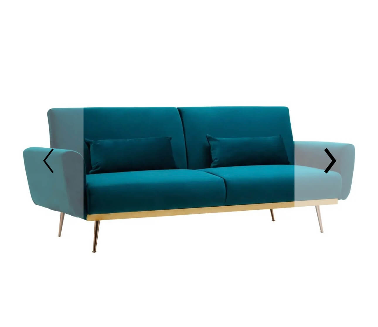Emerald Green Velvet Sofa Bed