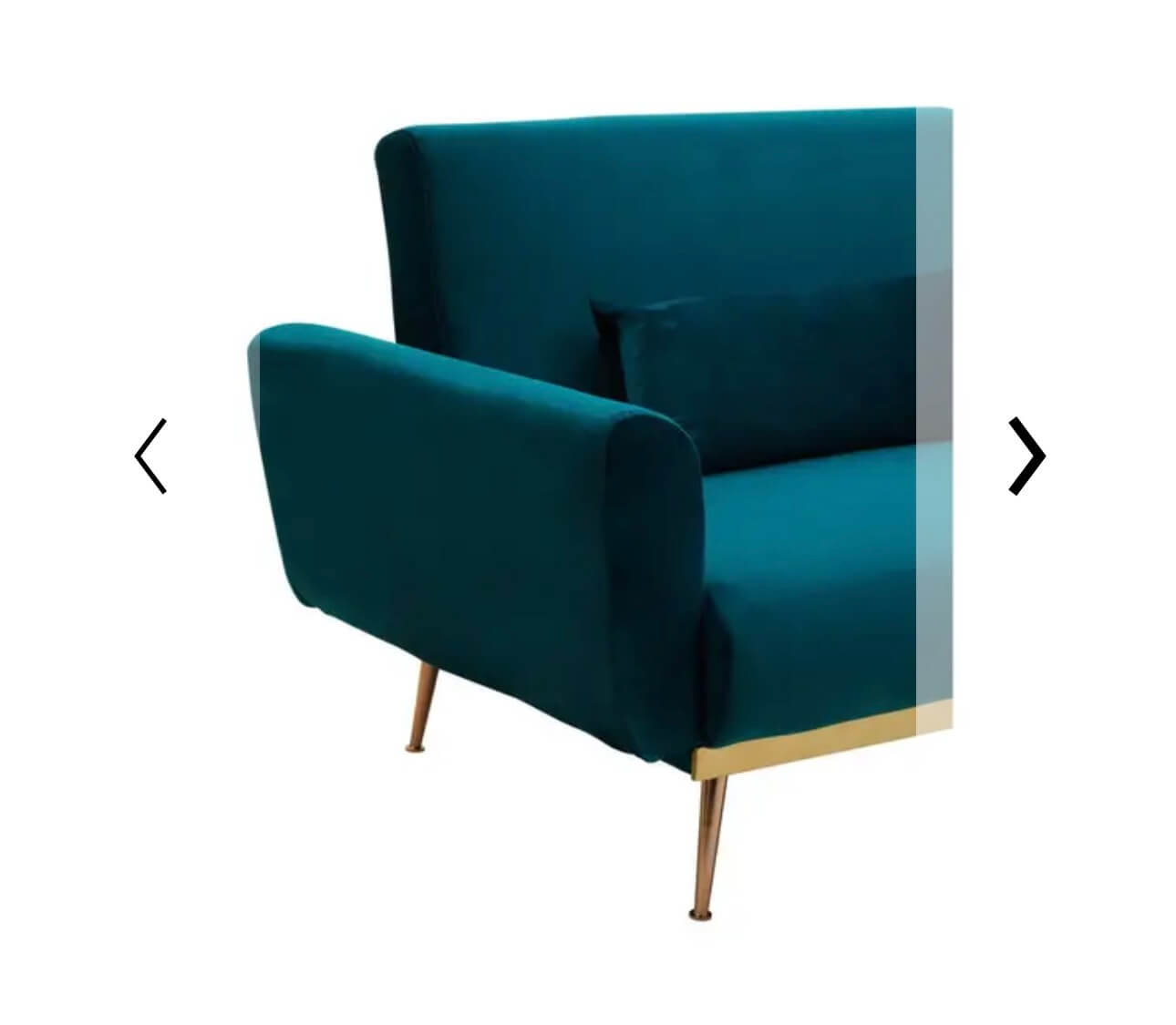 Emerald Green Velvet Sofa Bed