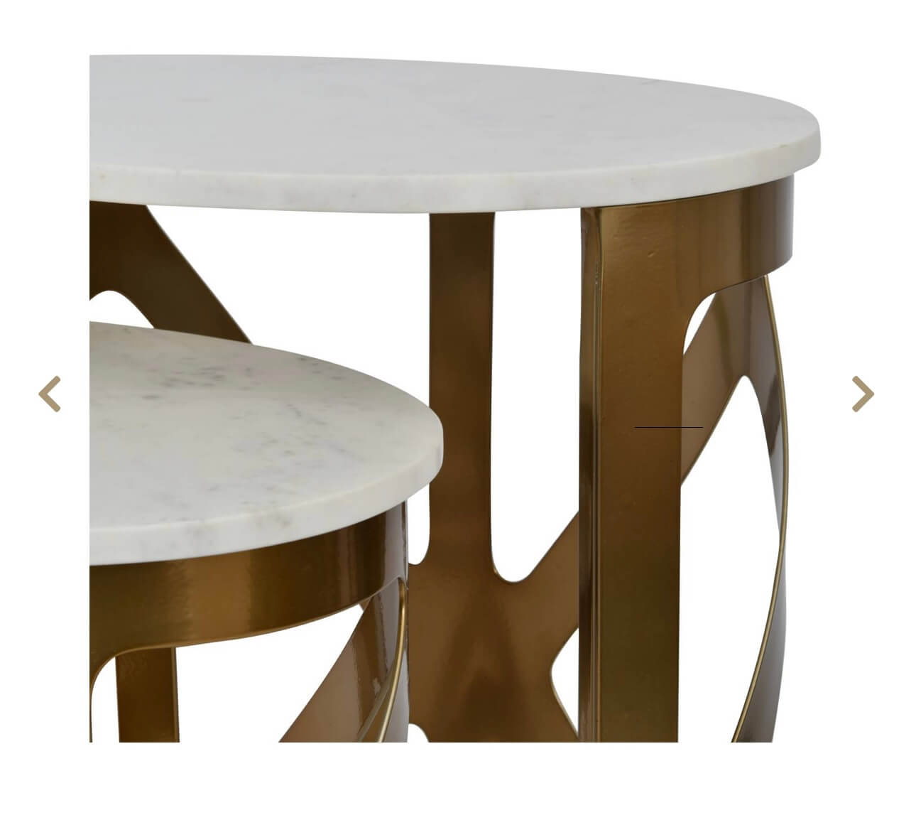 Bronze Finish Side Table