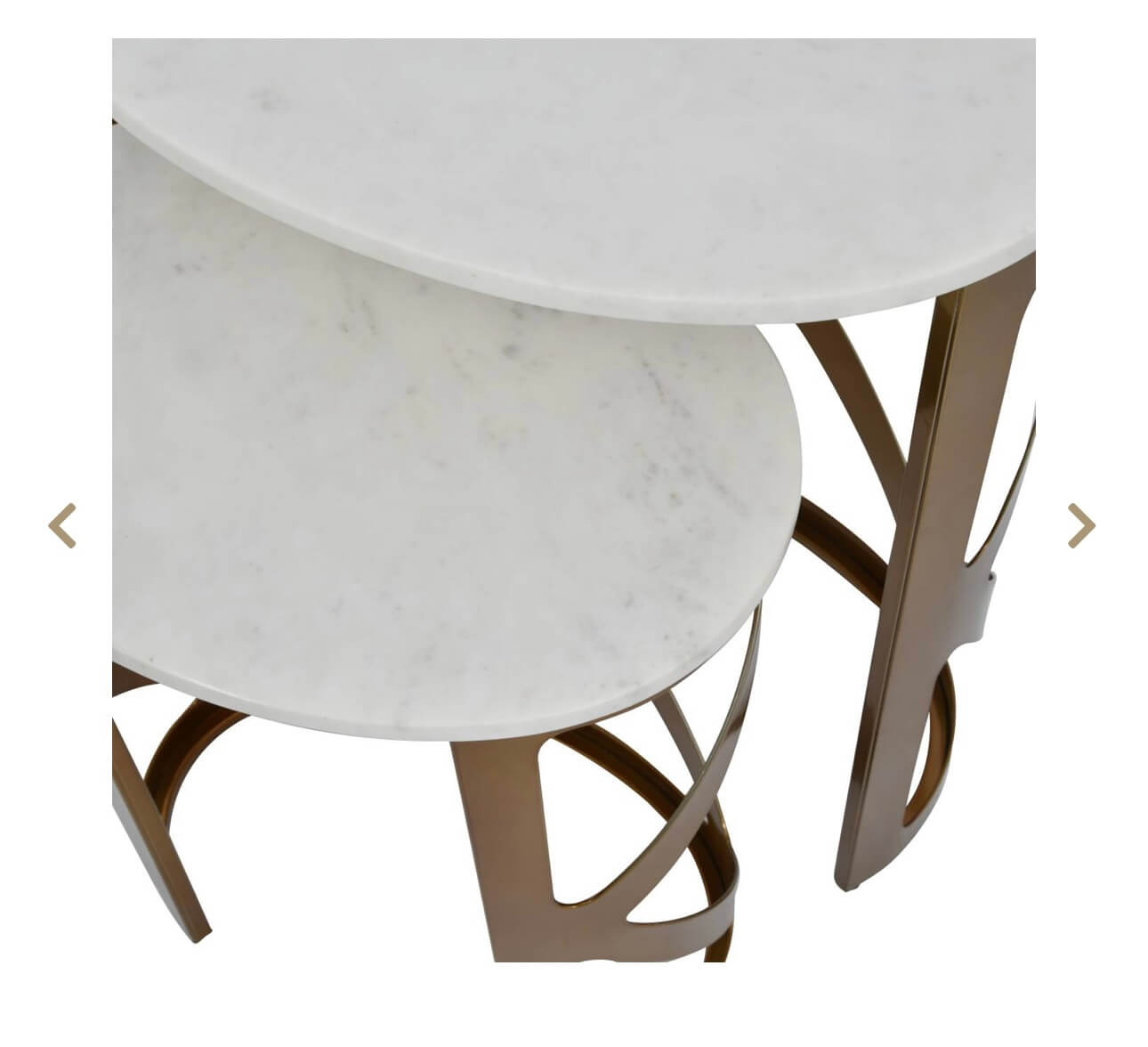 Bronze Finish Side Table