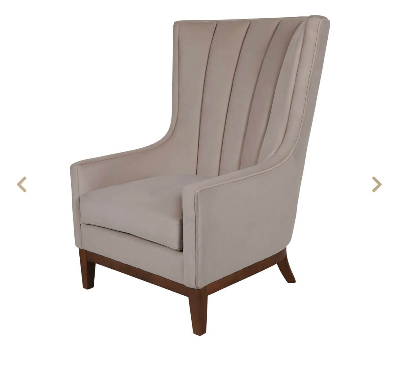 Soft-touch Fabric Occasional Chair