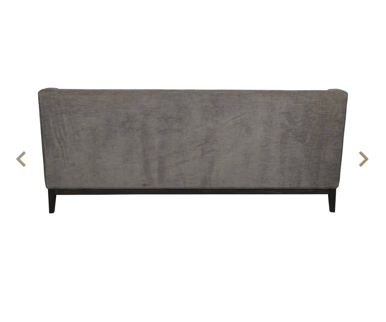 Luxe Warm Grey Fabric Sofa