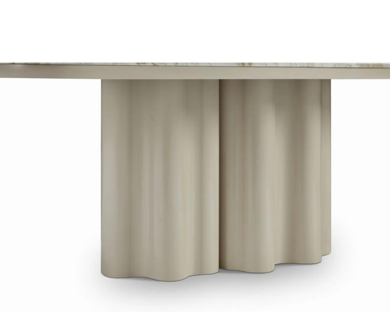 Liang & Emil Corinthian Gloss Ivory Dining Table