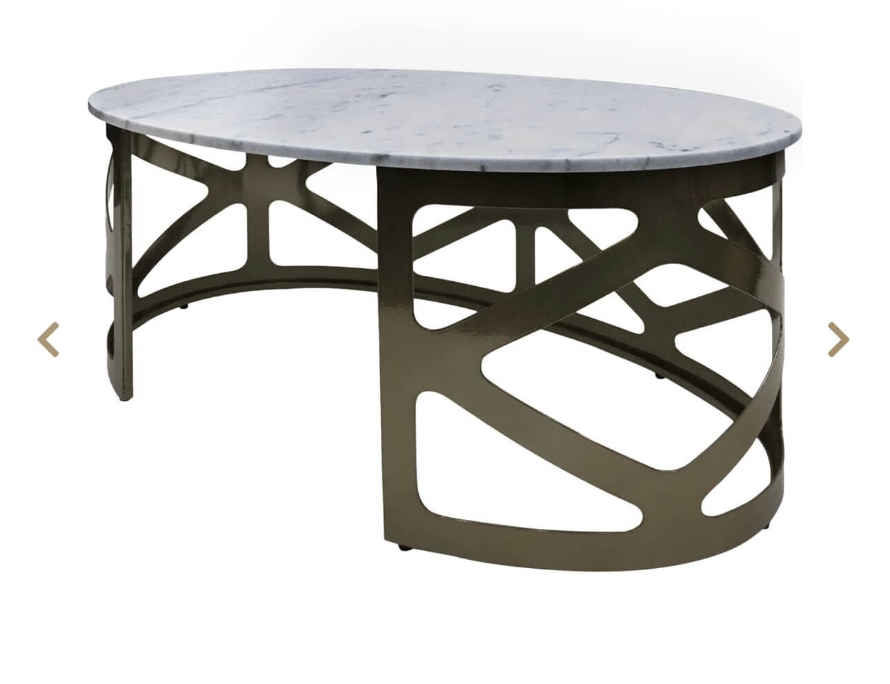 Black Finish Coffee Table