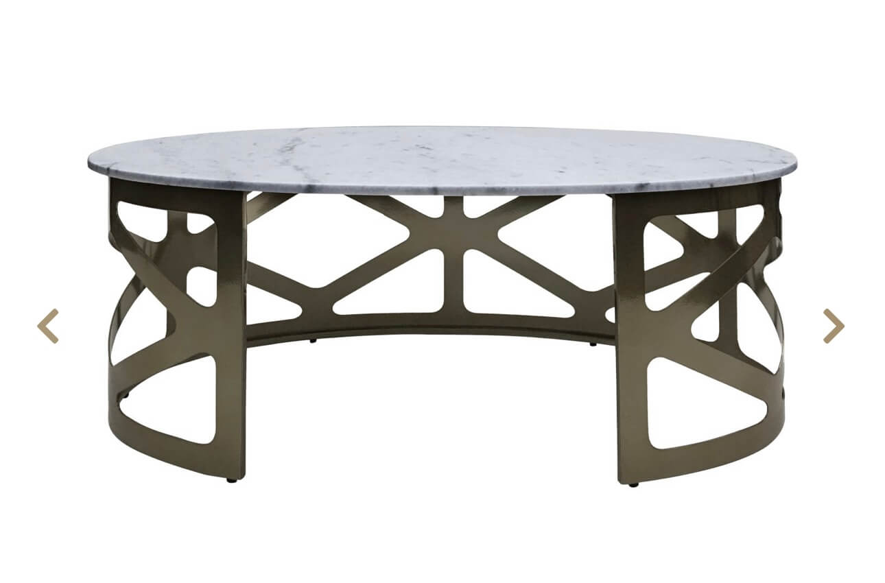 Black Finish Coffee Table