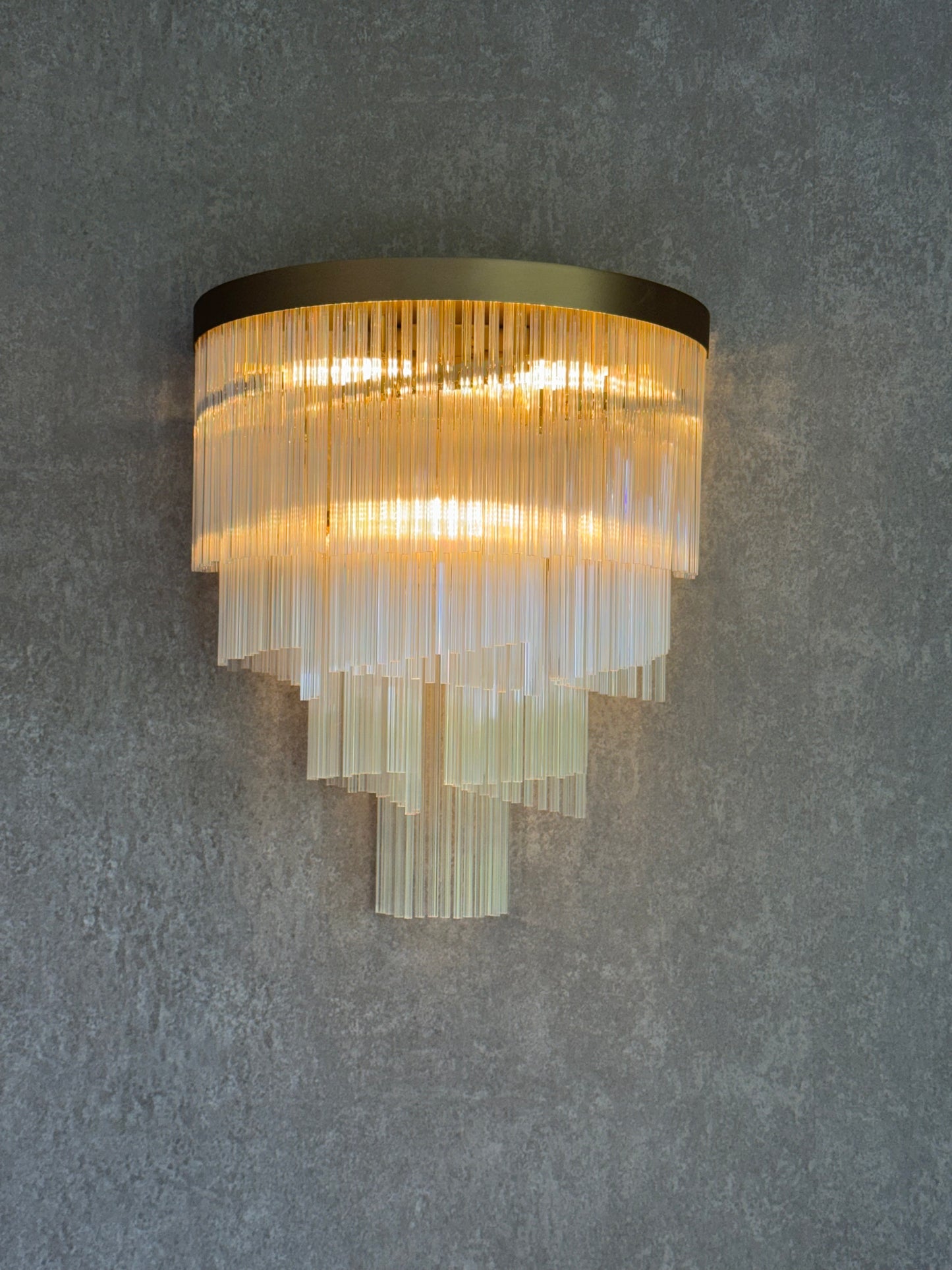 Luxury Bespoke Antique Brass Wall Light