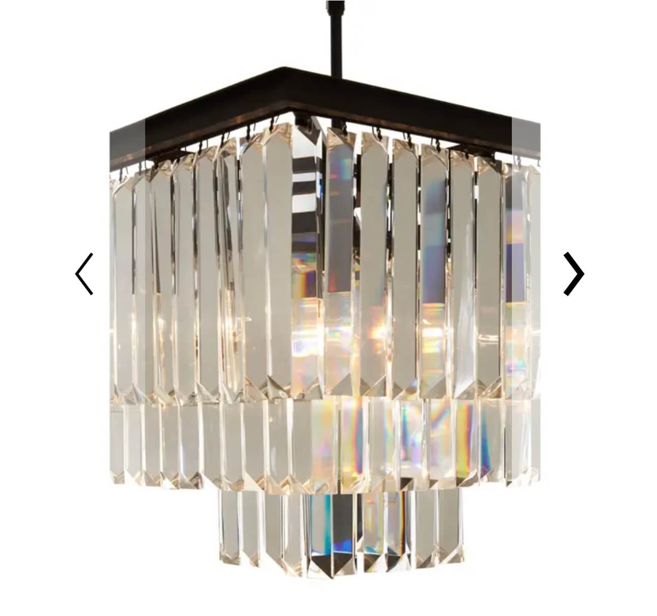 Multi Crystal Pendant Light