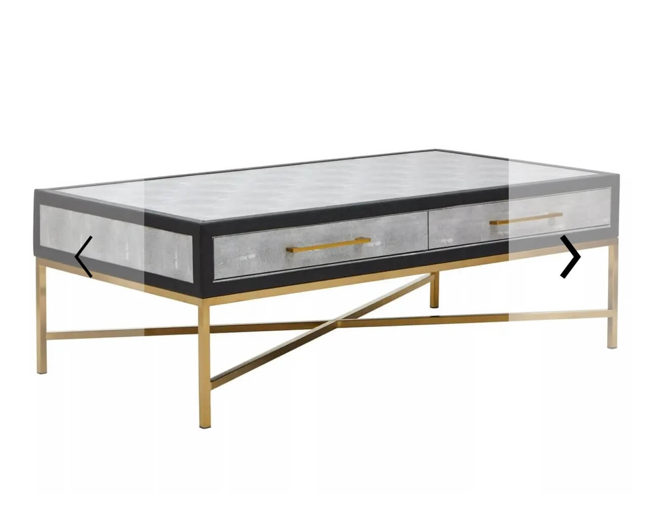 Grey Shagreen Coffee Table