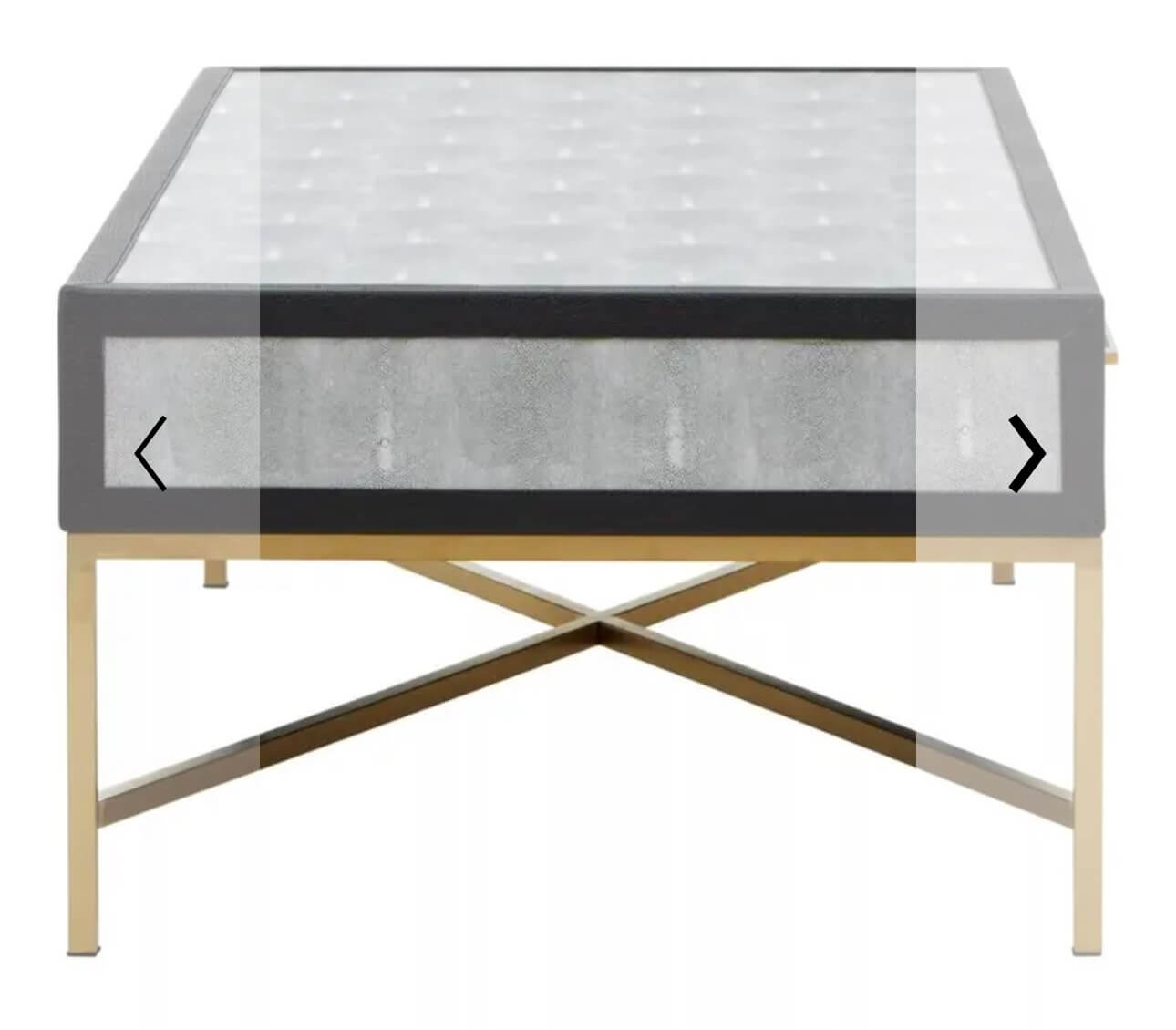 Grey Shagreen Coffee Table