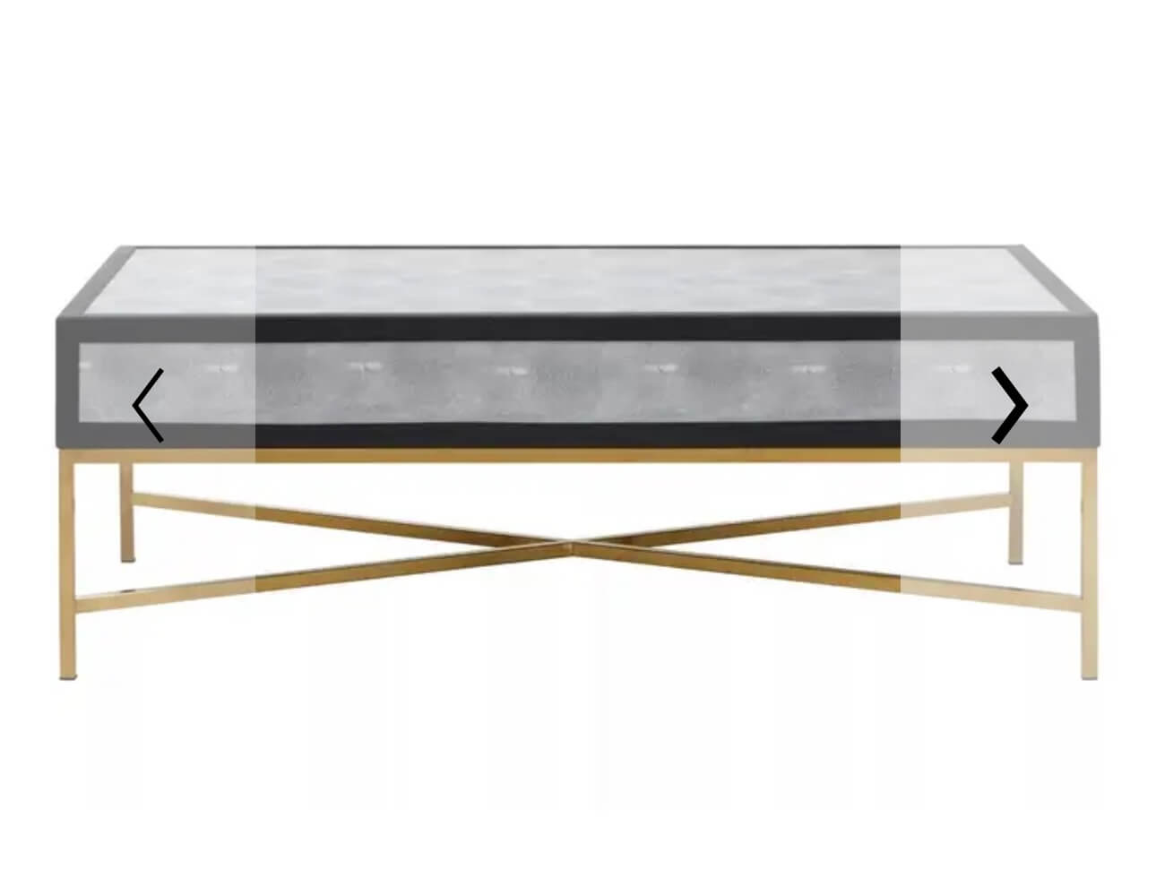 Grey Shagreen Coffee Table