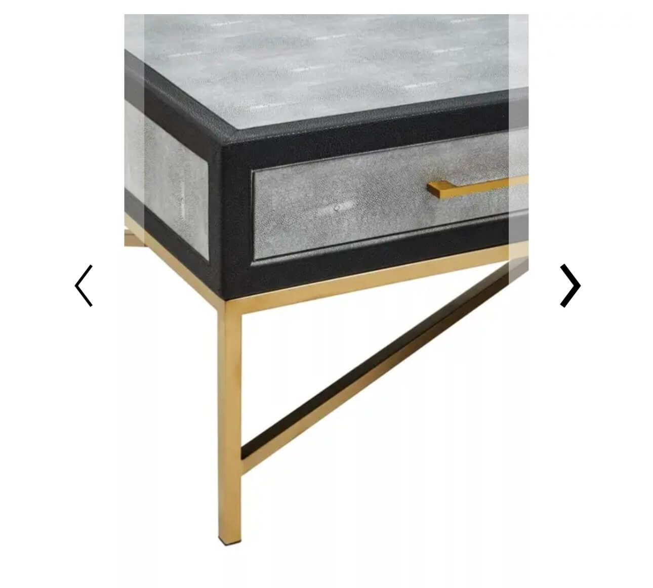 Grey Shagreen Coffee Table