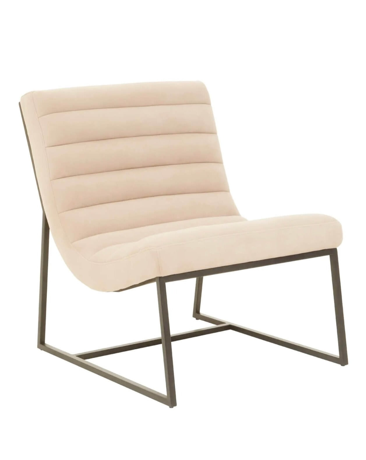 Plush Velvet Occasional Chair