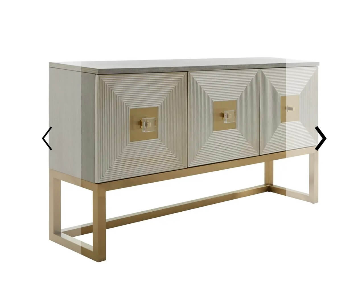 Silver Gold Detailed Sideboard