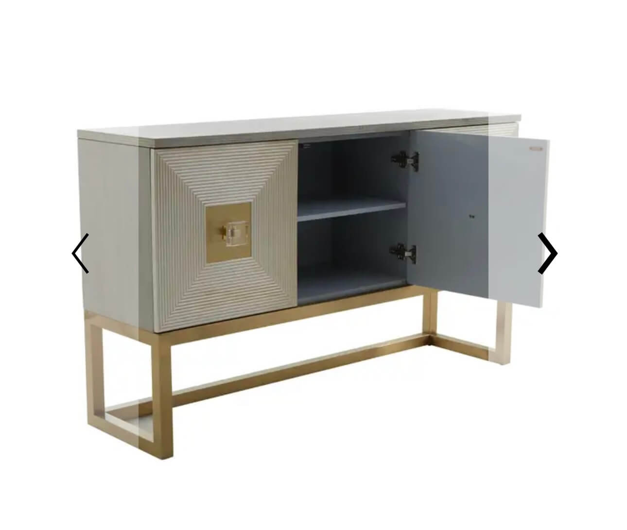 Silver Gold Detailed Sideboard