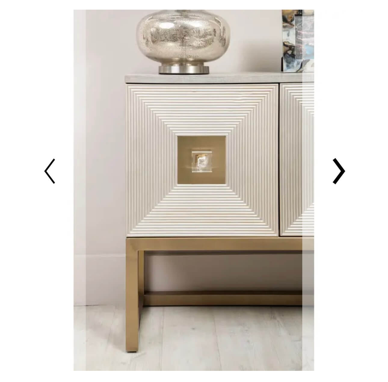 Silver Gold Detailed Sideboard