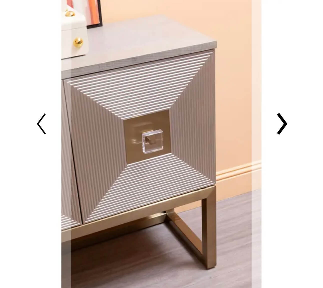 Silver Gold Detailed Sideboard