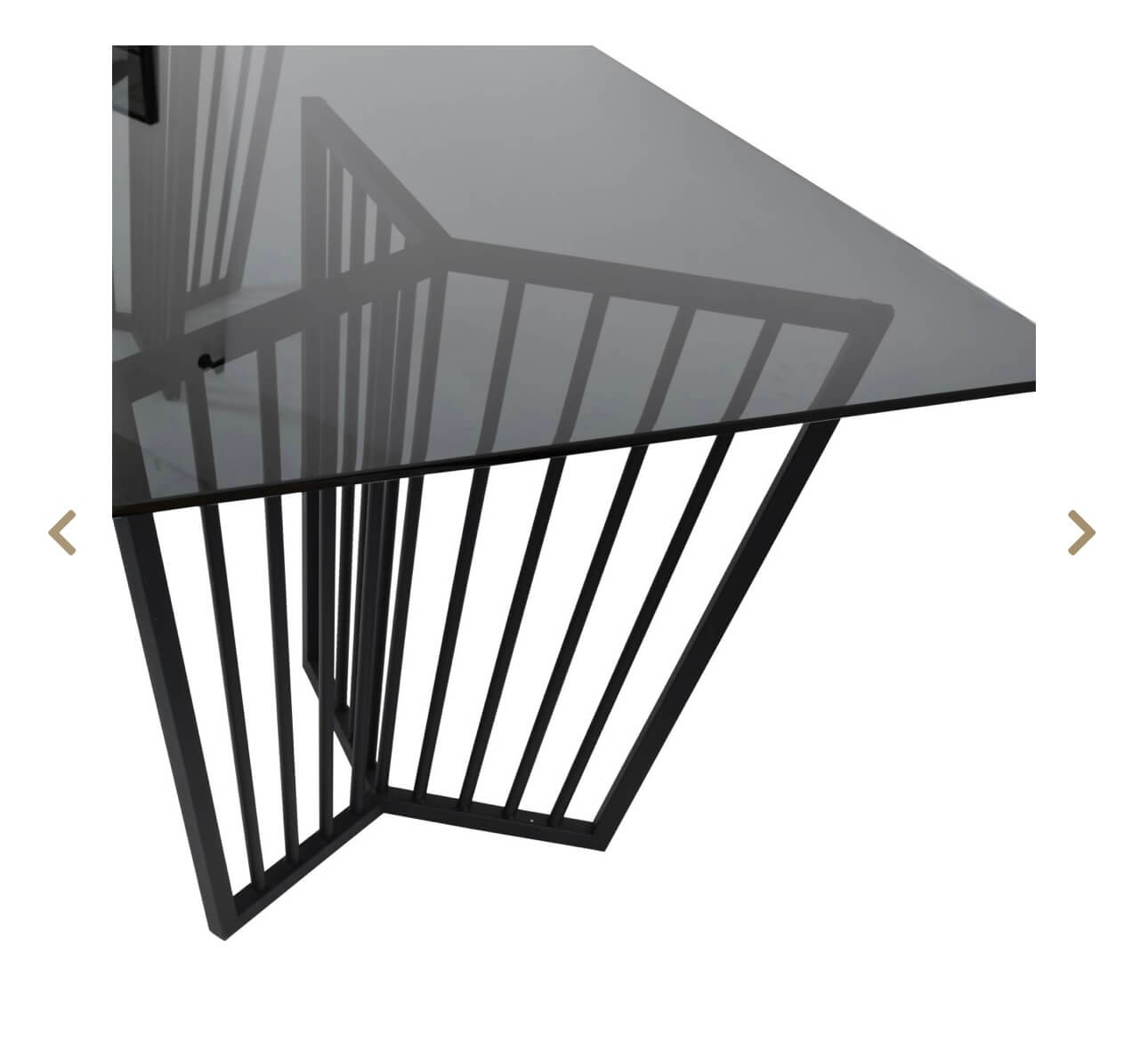 Tinted Glass Dining Table