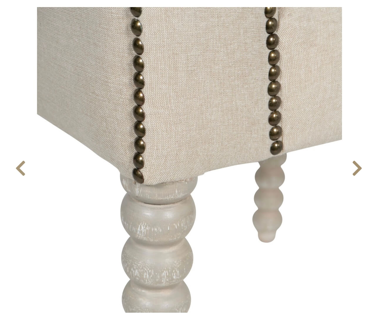 Ivory Upholstered Dining chair