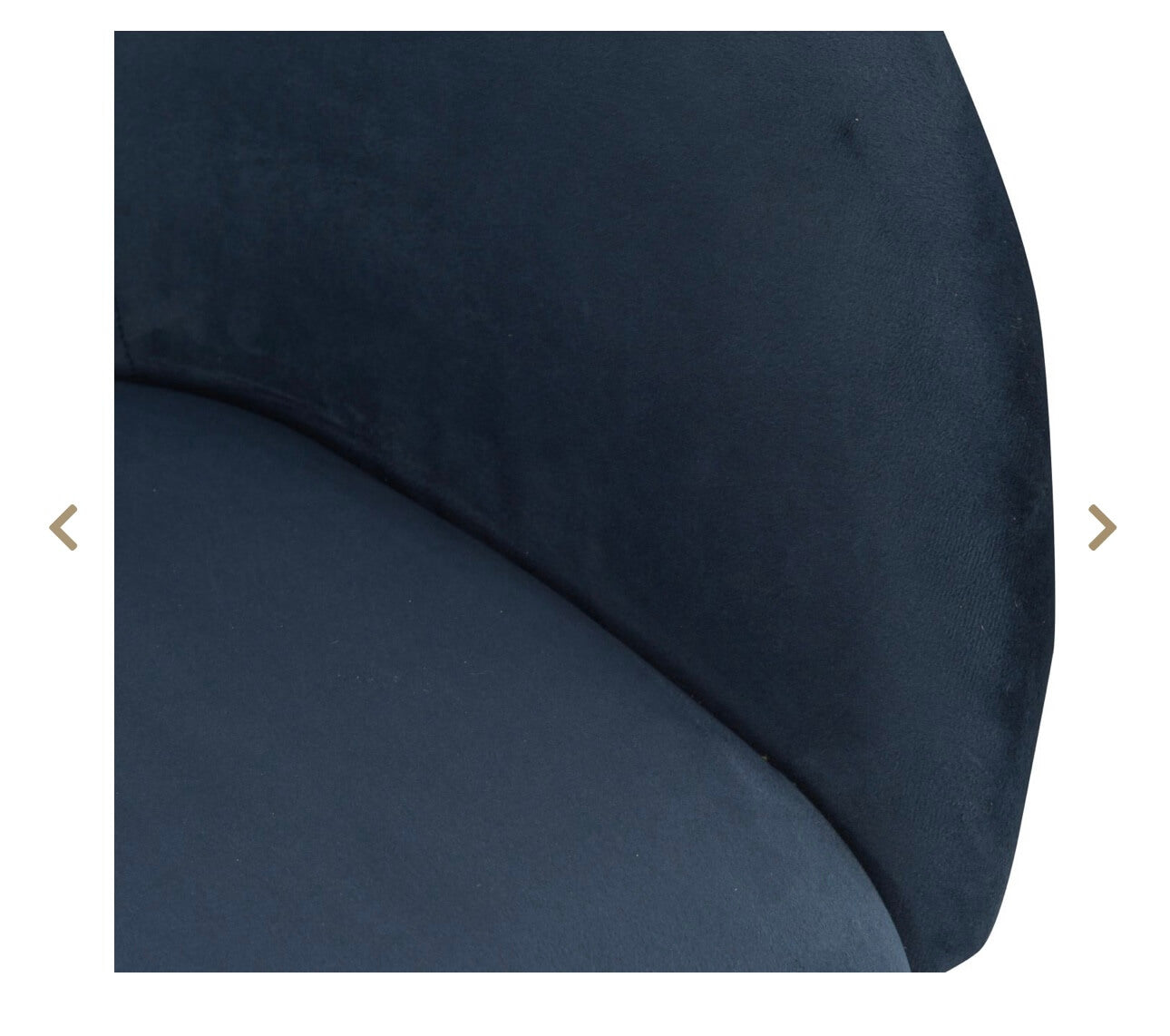 Royal Blue Velvet Dining Chair