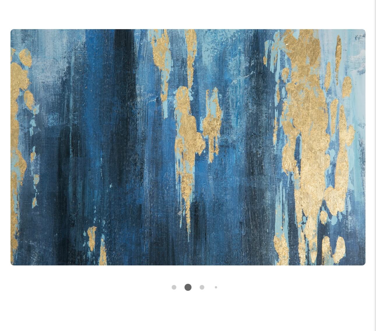 Ocean Hand Finished Abstract Canvas