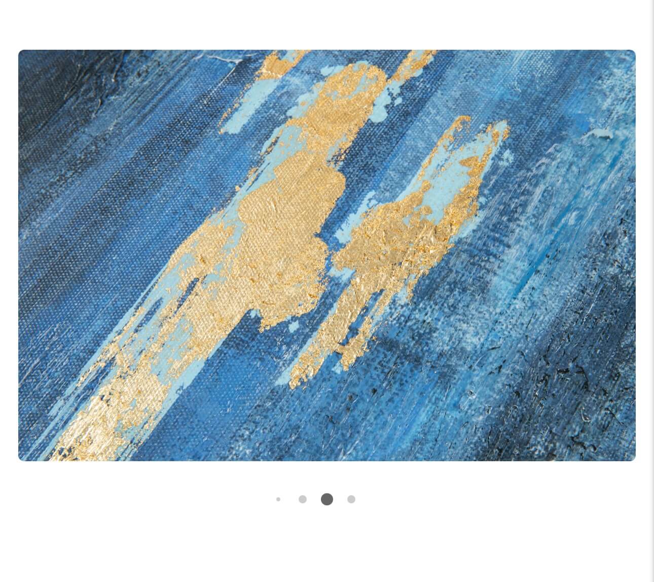 Ocean Hand Finished Abstract Canvas