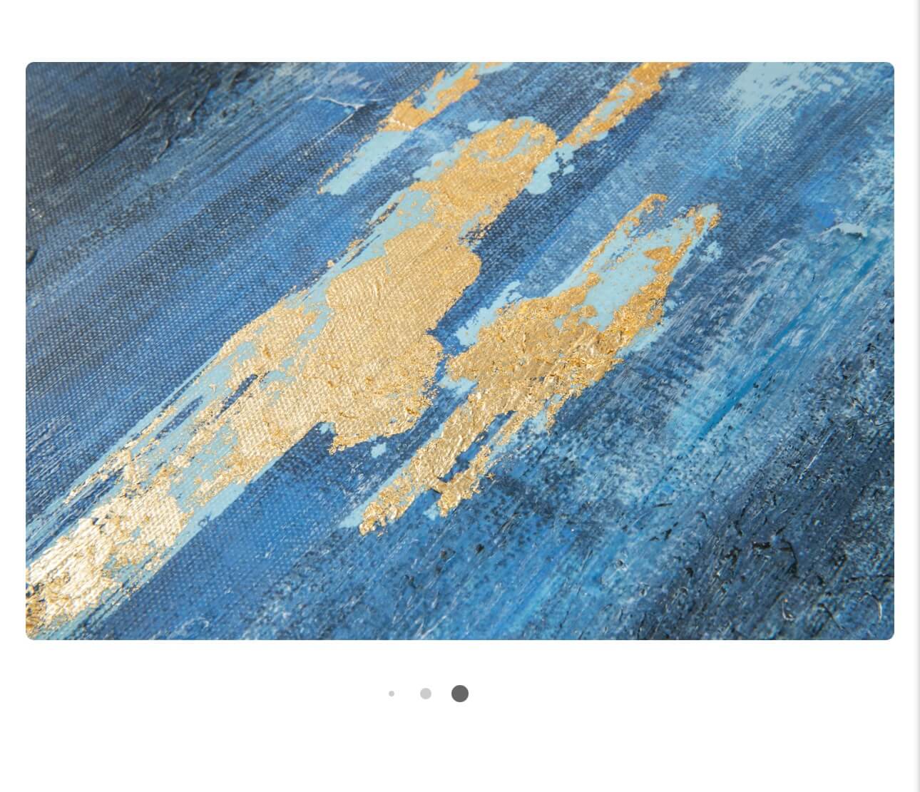 Ocean Hand Finished Abstract Canvas