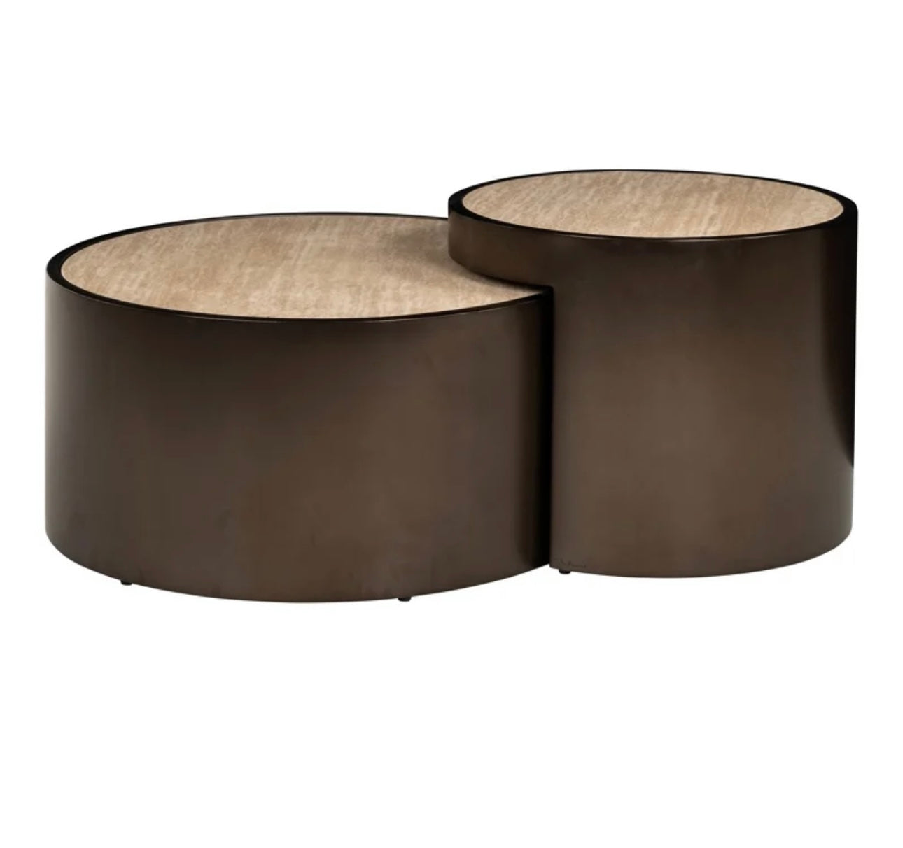 Bronze Set Of 2 Coffee Table