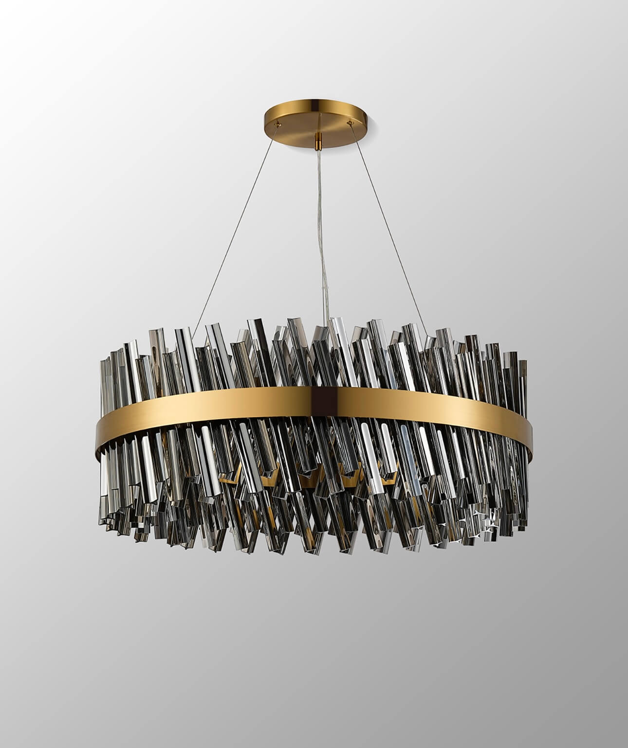 Bond Street Brass Smoke Chandelier
