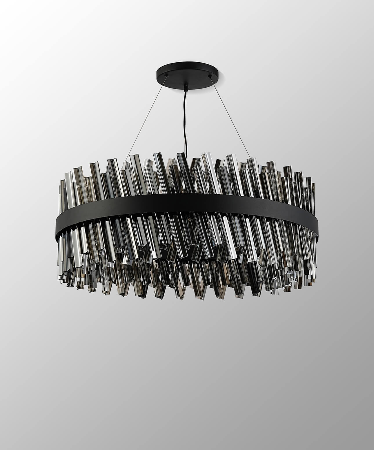 Bond Street Black Smoke Chandelier