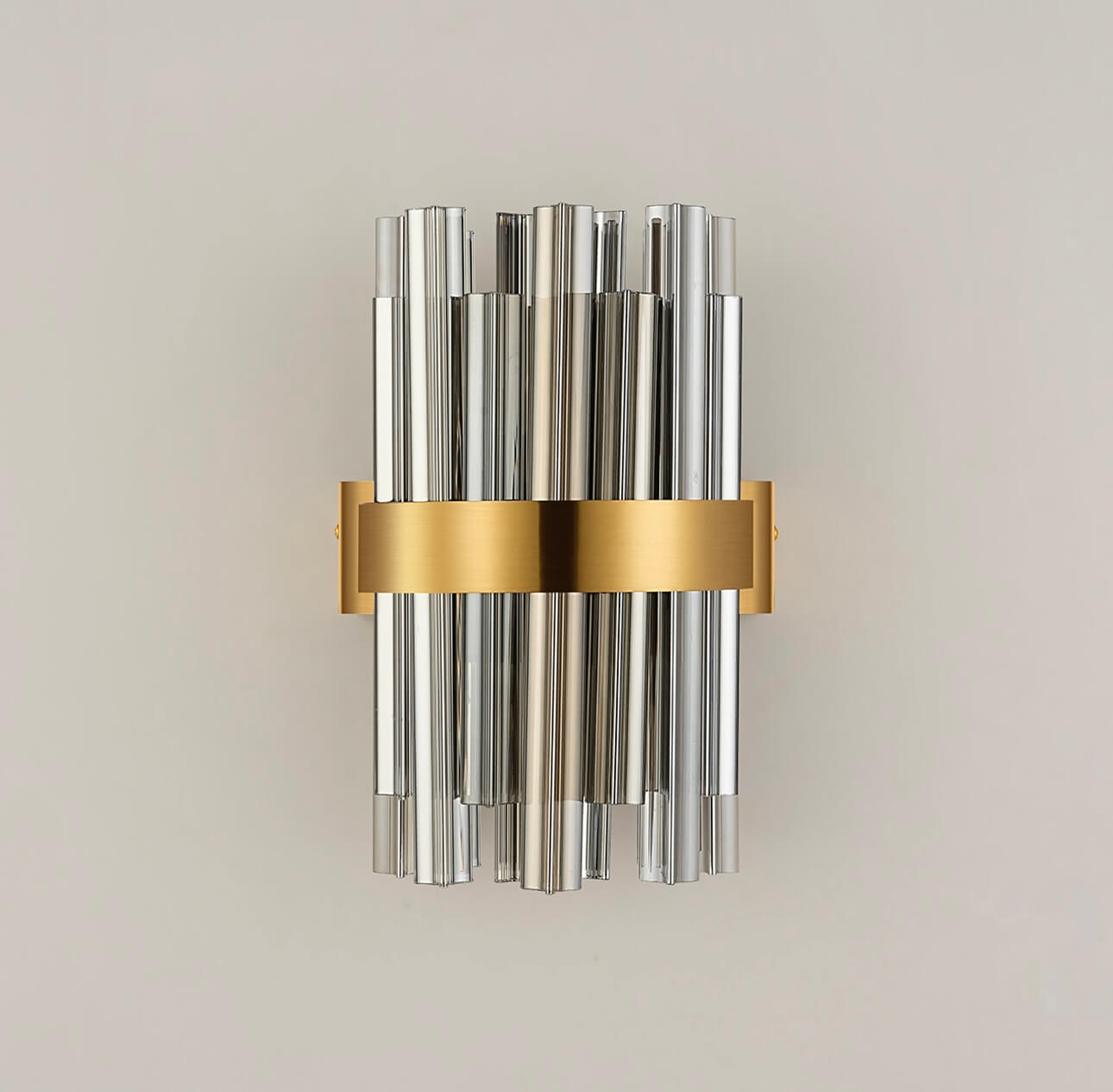 Bond Street Brass Smoke Wall Light