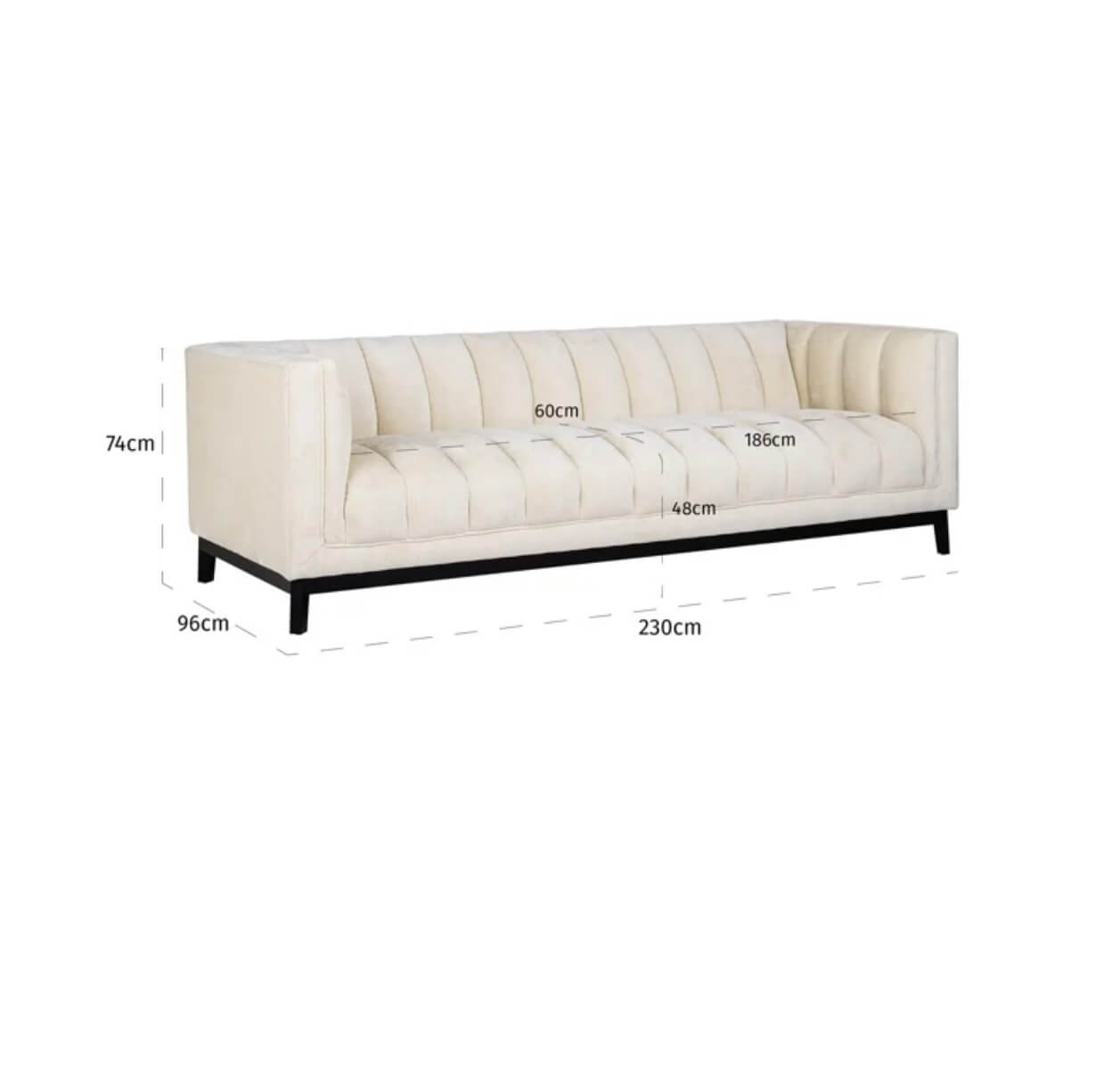 Luxury Chenille Sofa