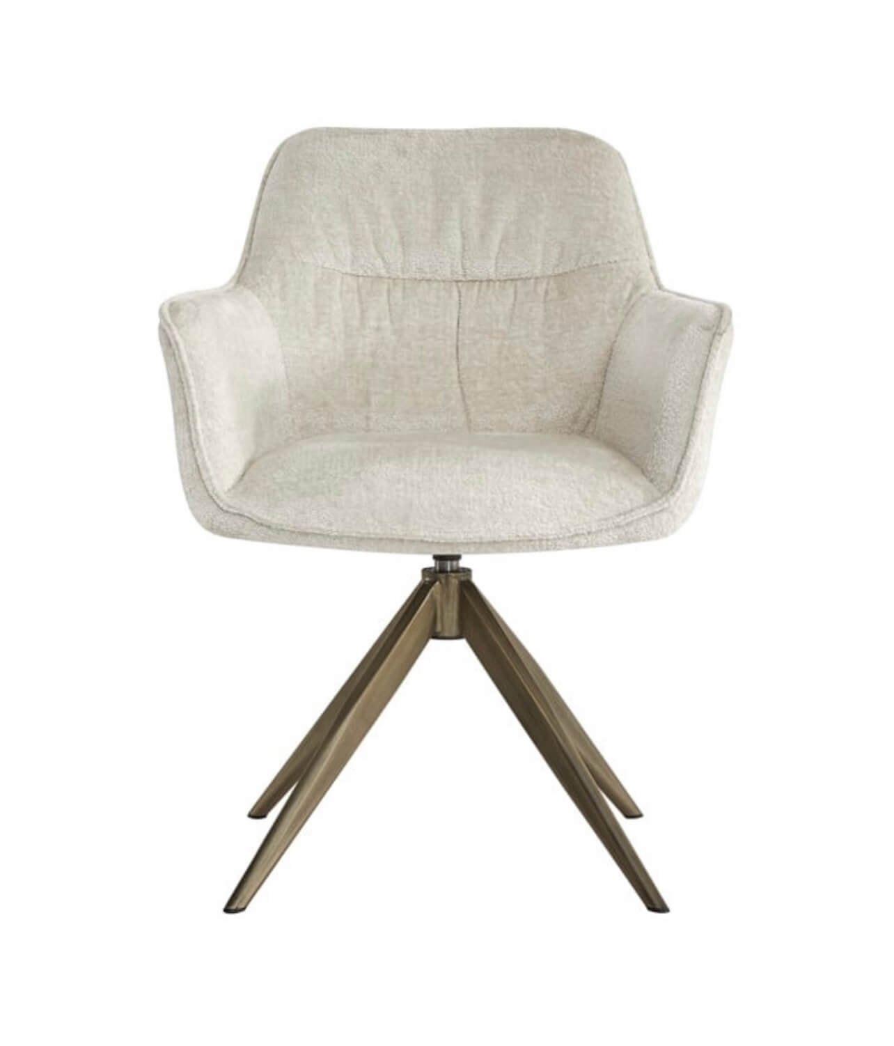 Luxury Chenille Swivel Armchair