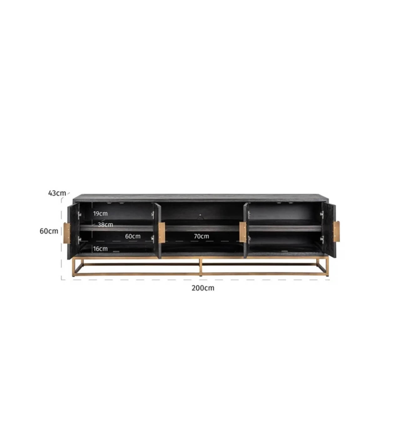 Blackbone Brass TV-unit