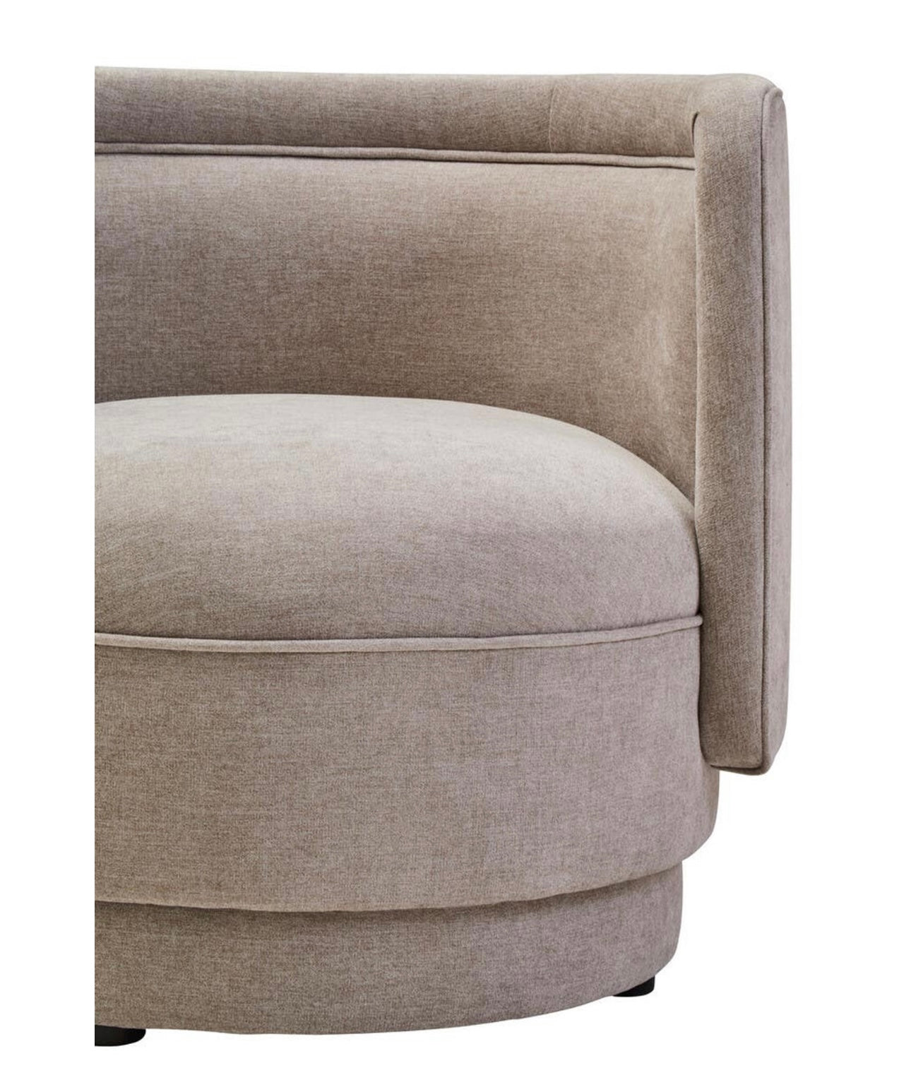 Taupe Chenille Accent Chair