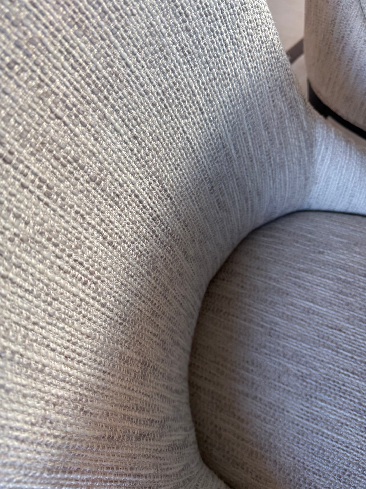 Luxury Cream Boucle Dining Chair