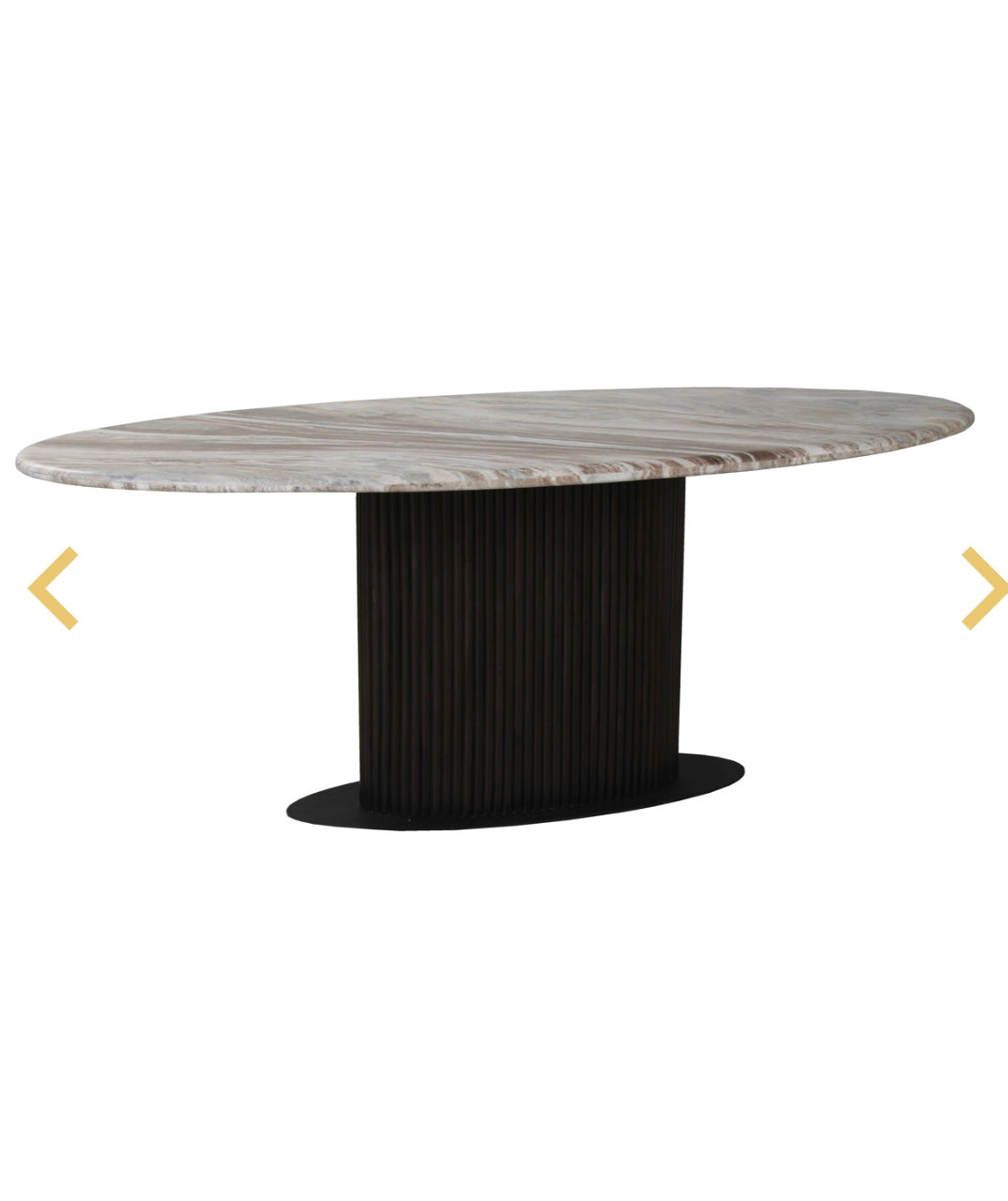 Oval Toronto Marble Dining Table