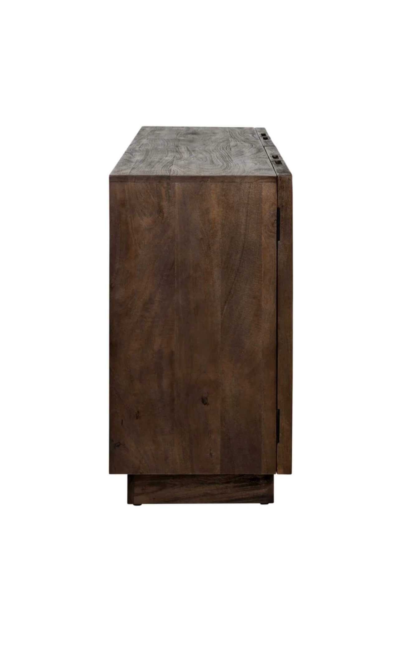 Rich Dark Brown Wood Sideboard