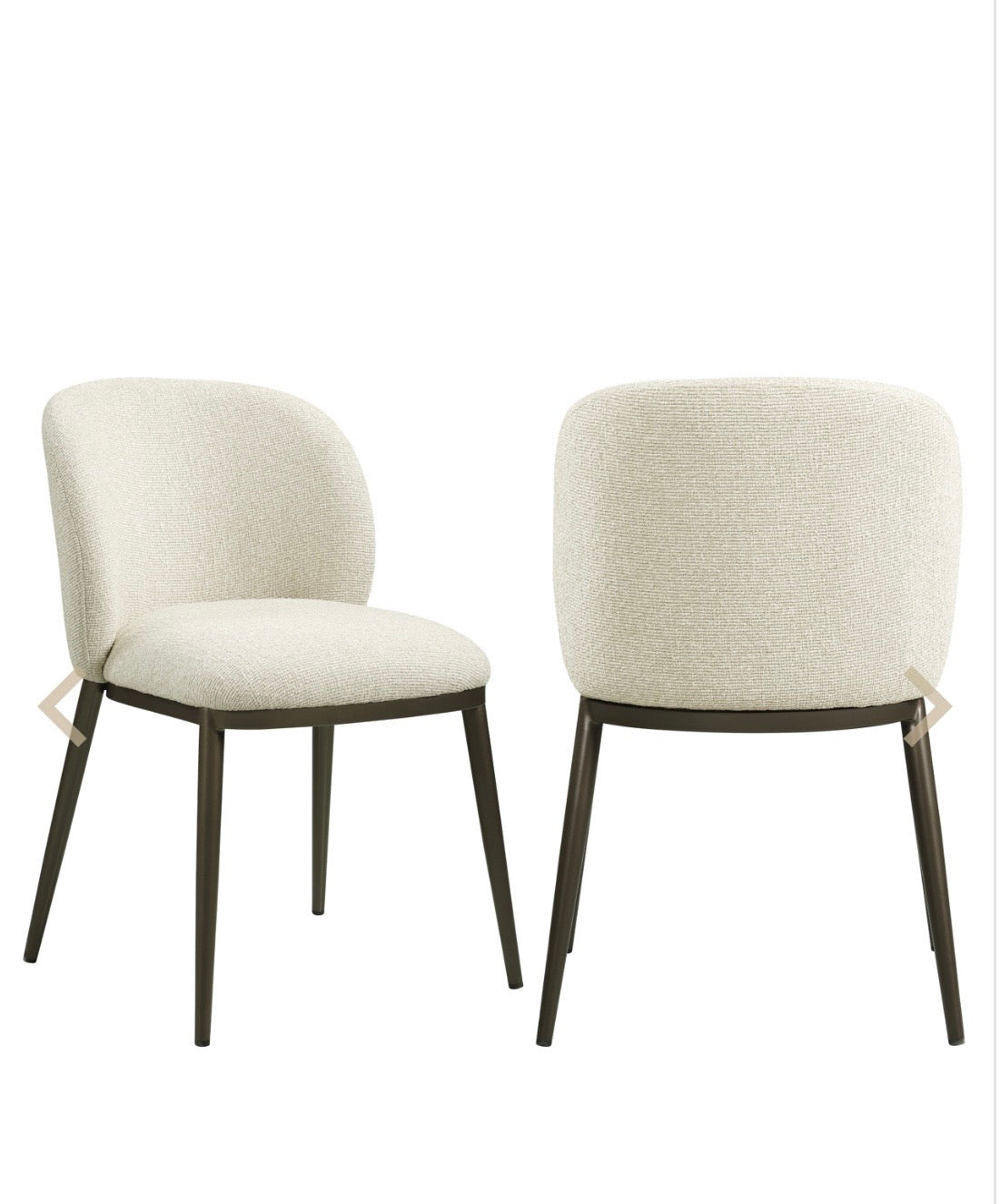 Biscoff bronze dining chair