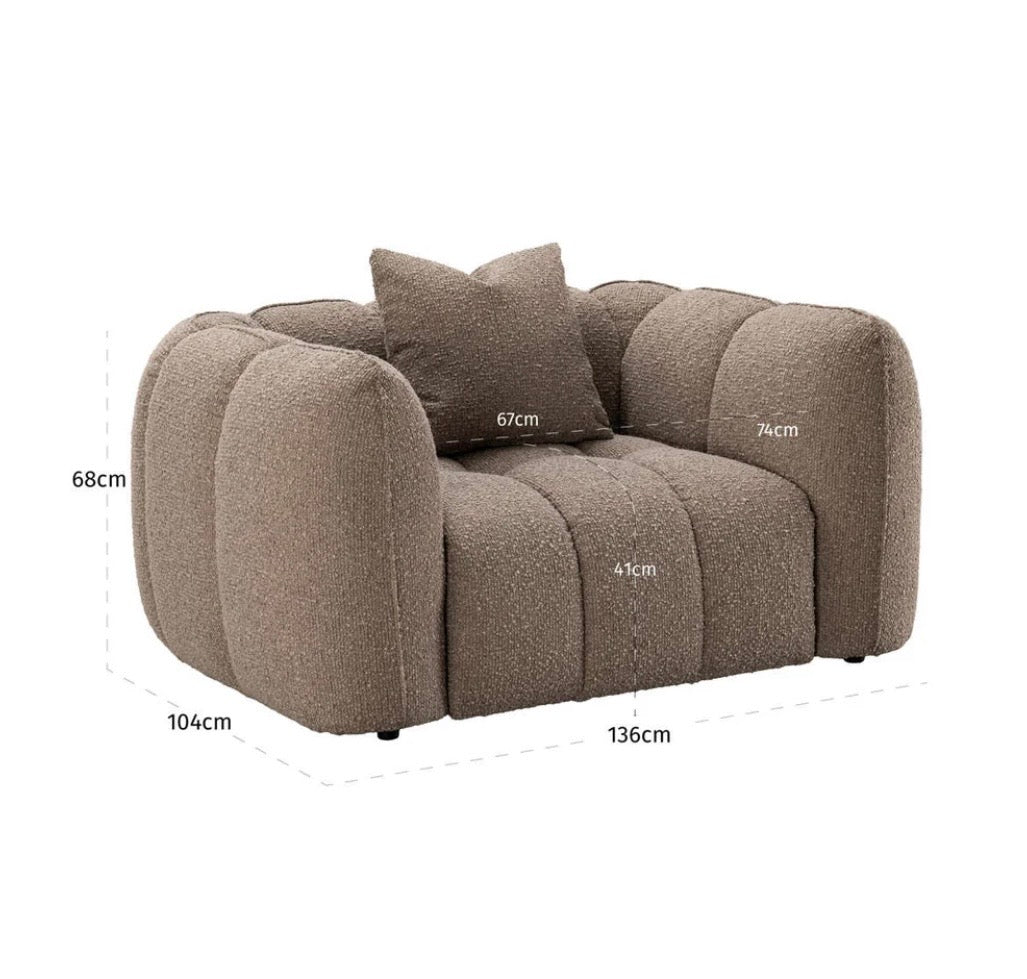 Mocha Armchair