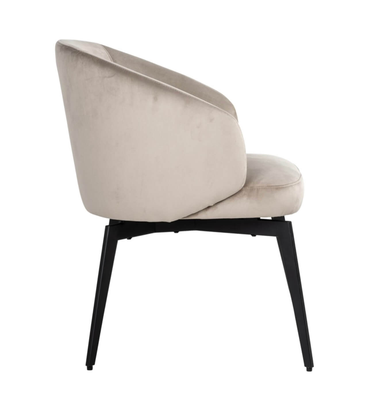 Mink Velvet Dining Chair