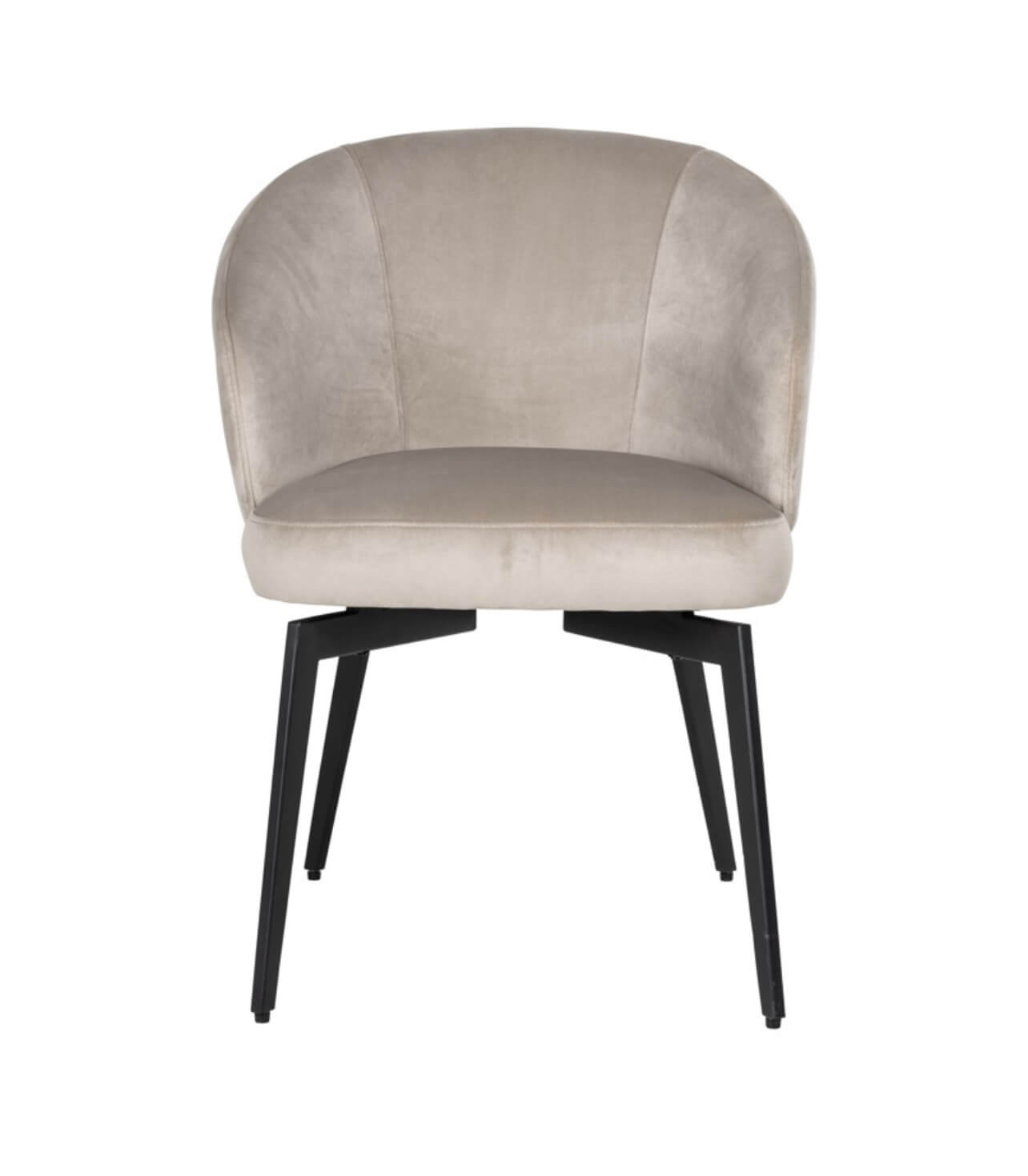 Mink Velvet Dining Chair