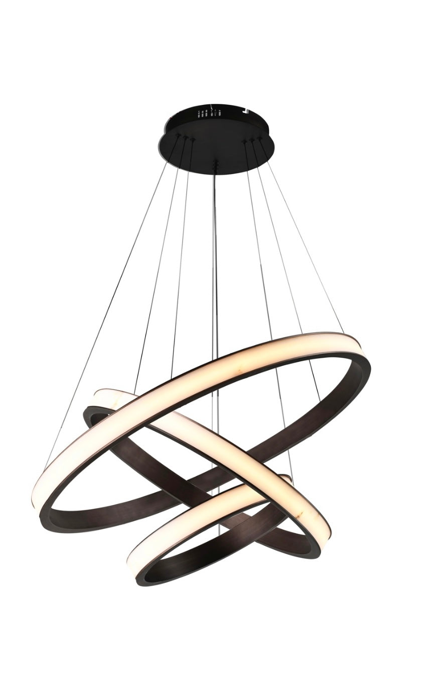 Dark Antique Brass Chandelier