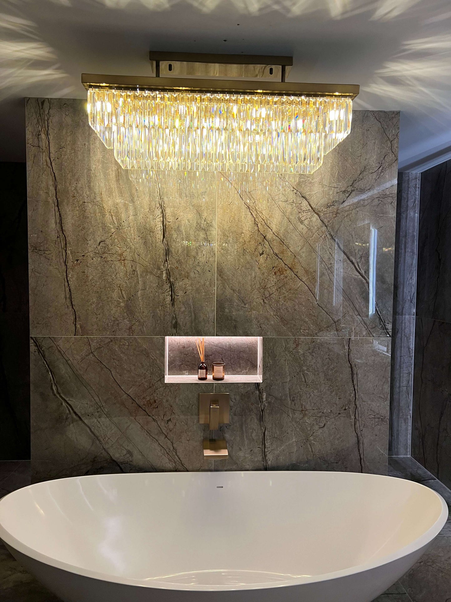 Luxury Bespoke Bathroom IP44 Rated Chandelier